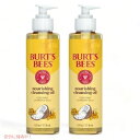 【最大2,000円クーポン5月27日01:59まで】【2個セット】Burt's Bees バーツビーズ 洗顔用オイル ココナッツ&アルオイル 無香料 177ml...