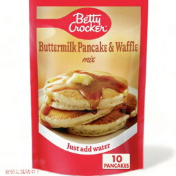 【最大2,000円クーポン4月27日9:59まで】Betty Crocker ベティクロッカー バターミルク パンケーキ & ワッフルミックス 水を加えるだけ 191g / Buttermilk Pancake and Waffle Mix 6.75oz