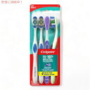 コルゲート 360 歯ブラシ 舌・頬クリーナー ソフト 4本セット バリューパック Colgate 360 Manual Toothbrush with Tongue and Cheek Cleaner Soft Bristles