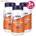 【3個セット】Now Foods Double Strength Hyaluronic Acid 100mg 60cap #3155 ナウフーズ ヒアルロン酸 ...
