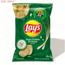 Lay's 쥤 ݥƥȥåץ ꡼˥ 219g Sour Cream & Onion Flavored Potato Chips 7.75oz