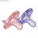 【最大2,000円クーポン4月27日9:59まで】Philips AVENT Soothie Pacifier 0-3m Pink/Purple 2pcs / フィリップス アヴェント 赤ちゃん用おしゃぶり 0-3か月用 ピンク＆パープル 2個入り