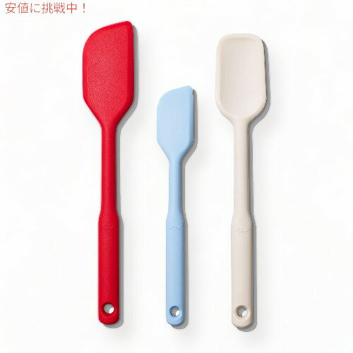 OXO グッドグリップス シリコンスパチュラ 3点セット 11299900 Good Grips 3 Piece Silicone Spatula Set