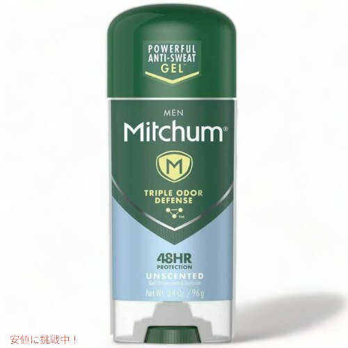 Mitchum Power Gel Deodorant Unscented 3.4oz ~b` p[WF fIhg  96g