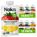 ノカ スーパーフード スムージー パウチ バラエティパック 120g 12個セット / Noka Superfood Fruit Smoothie Pouche...