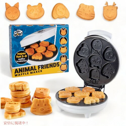 CucinaPro ʥץ ưʪߥ˥åե᡼ Animal Mini Waffle Maker 7