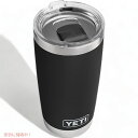 YETI イエティ ランブラー 20oz タンブラー マグスライダー蓋 ブラック 保冷 保温 水筒 591ml Rambler 20oz Tumbler Mag...