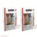 【2箱セット】Kirkland Signature Protein Bars Chocolate Peanut Butter Chunk & Cookies a...