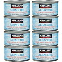 y8ZbgzCostco Kirkland Signature RXgR J[NhVOl`[ ㎿ȃzCgci(ϊ) ő̏ 8x198g (7oz) Solid White Albacore Tuna in Water