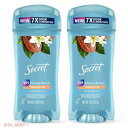 ＜2本セット＞Secret Clear Gel Antiperspirant Deodorant, Cocoa Butter Scent 2.6 oz / シークレット クリアジェル デオドラント ココアバター 73g x 2