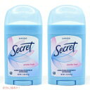 【2個セット】シークレット デオドラント ソリッド パウダーフレッシュ 42g スティックタイプ / Secret Solid Powder Fresh 1.5oz