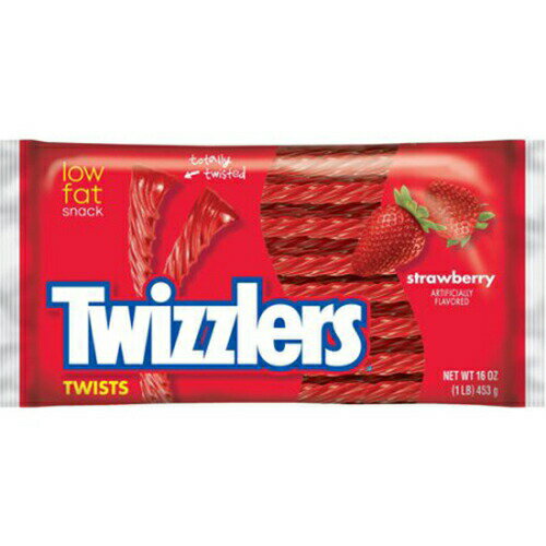 Twizzlers ツイスト　ストロベリーキャンディー　453g/Twizzlers Strawberry Candy Twists, 16 oz
