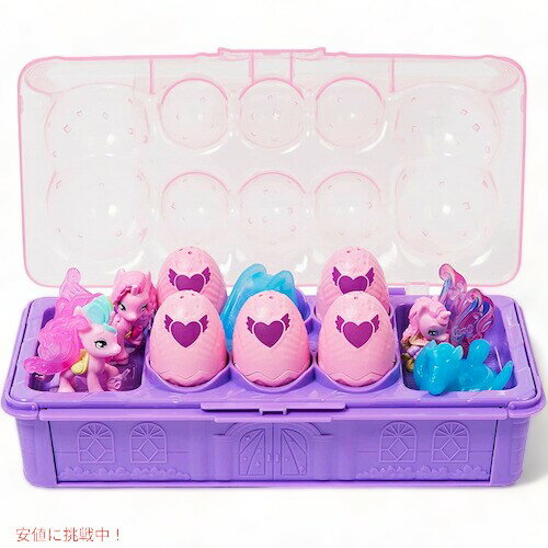 yő2,000~N[|51601:59܂Łznb`}Y Hatchimals ܂! E[ ~j jR[ t@~[ TvCY vCZbg Unicorn Family Carton with Surprise Playset