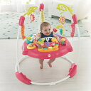 Fisher-Price 赤ちゃん ジャンパー 室内 遊具 動物 Pink ジャンパルー 赤ちゃん室内用遊具