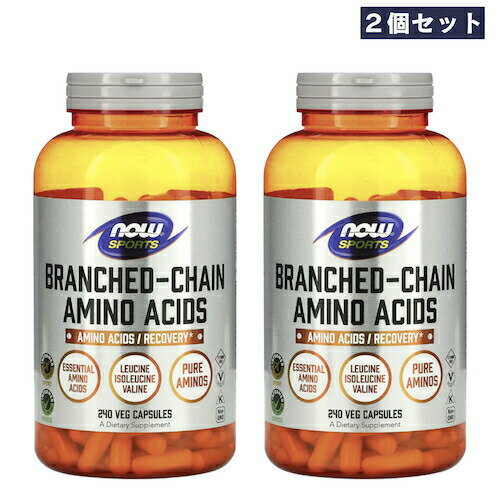 NOW Foods Sports Branched-Chain Amino Acids, 240 Capsules / ナウフーズ スポーツ 分岐鎖アミノ酸(BCAA) 240錠 #0054