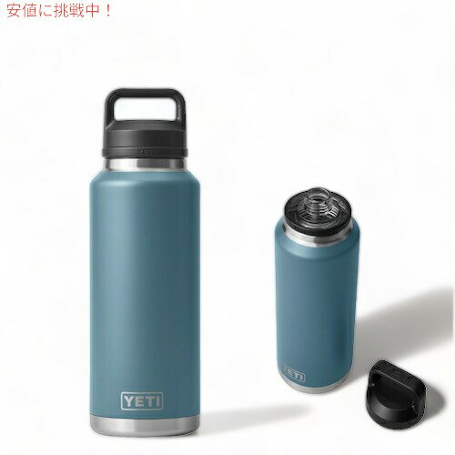 ＜限定カラー＞YETI Rambler 46 oz Bottle With Chug Cap Nordic Blue / イエティ ランブラー 46oz ボトル チャグキャップ付き