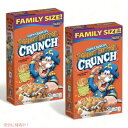 【最大2,000円クーポン4月27日9:59まで】【2個セット】Cap 039 n Crunch Peanut Butter Crunch Family Size Cereal - 18.8oz / キャプテンクランチ シリアル ピーナッツバタークランチ ファミリーサイズ 533g