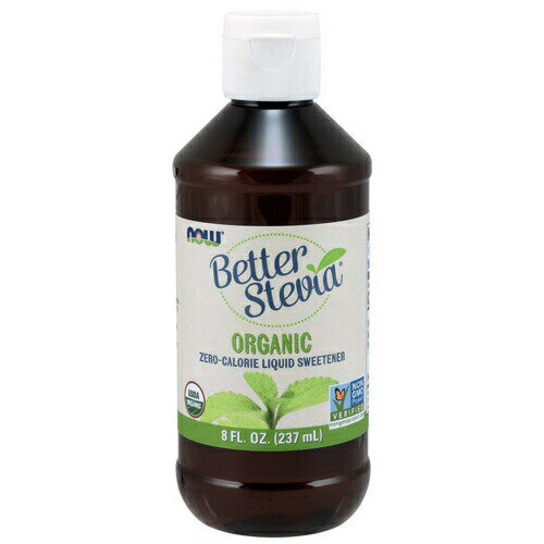 Now BetterStevia Liquid, Organic / ナウ ベター ステビア 237ml(8oz) オーガニック 液体甘味料 カロリーゼロ スイートナー