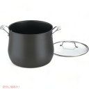 クイジナート Cuisinart 6466-26 ストック鍋 両手鍋 カバー付き 硬化アルマイト 11.3L アメリカーナがお届け!