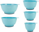 【最大2,000円クーポン7月26日01:59まで】キッチンエイド ミックスボウル5個セット KitchenAid KE178OSAQA アクアスカイ2 アメリ...