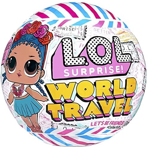 【最大2,000円クーポン5月27日1:59まで】L.O.L Surprise LOL サプライズ World Travel ドール 8つのサプライズ付き