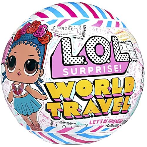 L.O.L Surprise LOL サプライズ World Travel ドール 8つのサプライズ付き