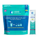 リキッド IV ハイドレーション マルチプライヤー - アサイー ベリー -パウダー パケット 電解質飲料ミックス スティック16本