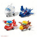 【最大2,000円クーポン5月16日01:59まで】Super Wings Transform-a-Bot 4個パック フリップ、トッド、エージェントチェイス、アストラ 飛ミニアクションフィギュア