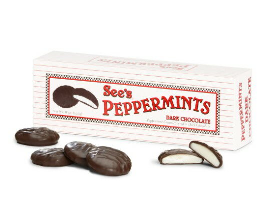 【 See's Candies 】シーズキャンディ Dark Peppermints ダークペパーミント 8oz / 227g