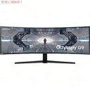 SAMSUNG 49 インチ Odyssey G9 ゲーミング モニター 1000R 曲面スクリーン LC49G95TSSNXZA ブラック