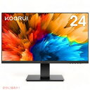 KOORUI 24インチ パソコンモニター FHD 1920×1080p オフィスPCモニター IPSディスプレイ 75Hz