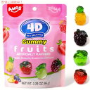 AMOS 4D tH[fB[ O~ t[cVFCv Gummy Candy Fruit Shapes 6܃Zbg