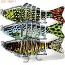 Keenjorika 󥸥ꥫ Multi Jointed Fish Fishing Kits ޥ祤ȥեåեå󥰥å 3ĥѥå
