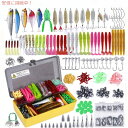 PLUSINNO Fishing Lures Baits Tackle Kit ¥å 302pcs