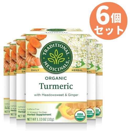 Traditional Medicinals|トラディショナルメディシナル ターメリックティー with メドウスイート&ジンジャー ティーバッグ 16包 32g