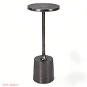 【最大2,000円クーポン5月27日01:59まで】Uttermost Sanaga10 Wテクスチャードアンティークニッケルドリンクテーブル