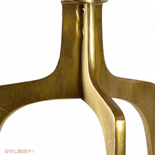 Uttermost 25053 Kenna --25インチアクセントテーブル、テクスチャード加工のソフトゴールド仕上げ [2]