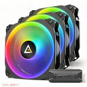 Antec アンテック　RGB・PC 120mm ファン Prizm Xシリーズ　3個セット