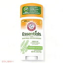 ARM & HAMMER Essentials 天然 配合デオドラント、ローズマリー ラベンダー、2.5 オンス (8 個パック)
