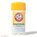 【最大2,000円クーポン5月27日01:59まで】【3個】Arm & Hammer Essentials ナチュラル デオドラント 無香料 2.5oz