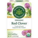 Traditional Medicinals Organic Tea Red Clover トラディショナルメディシナル オーガニック レッドクローバー ティーバッグ 16包 32g