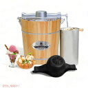 【最大2,000円クーポン4月27日9:59まで】Elite Gourmet Old Fashioned 4 Quart Vintage ビンテージ Electric Ice Cream Maker 電動アイスクリームメーカー