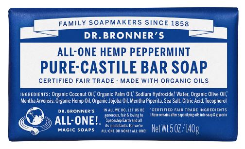 ドクターブロナー DR. BRONNER'S ペパーミント カスタイル 固形石? バーソープ 5オンス/140g ドクターブロナー DR. BRONNER'S ペパーミント カスタイル 固形石? バーソープ 5オンス/140g