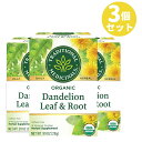 【最大1,000円クーポン9月24日01:59まで】Traditional Medicinals Dandelion Leaf & Root Tea|トラディショナルメディシナル ダンデライオンリーフ&ルート ティーバッグ 16包 28g
