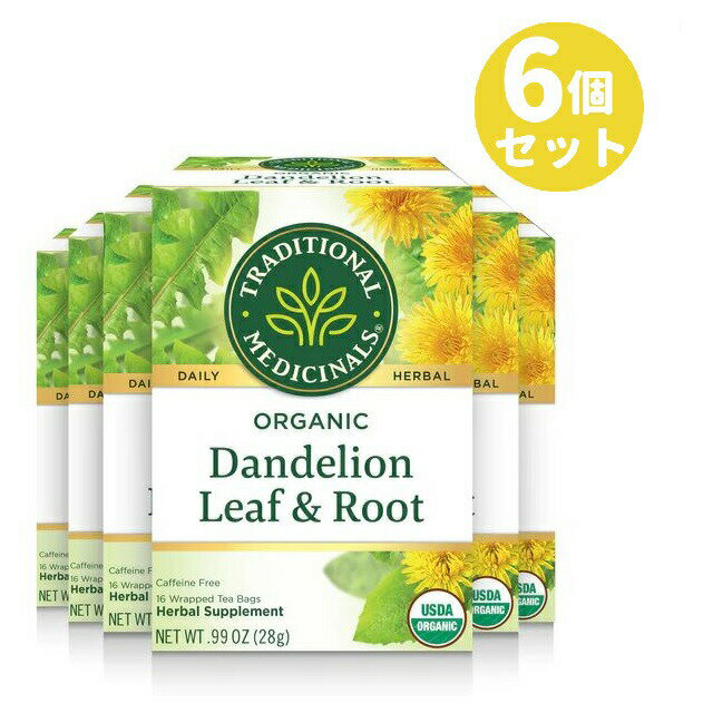 Traditional Medicinals Dandelion Leaf & Root Tea|トラディショナルメディシナル ダンデライオンリーフ&ルート ティーバッグ 16包 28g