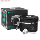【最大2,000円クーポン5月27日01:59まで】Coffee Gator ステンレススチール コーヒー粉と豆キャニスター 日付トラッカー CO2放出バルブ ...