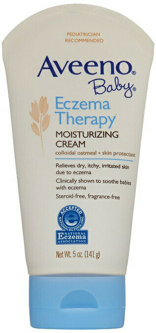 【最大2,000円クーポン5月27日1:59まで】アビーノベビー セラピークリーム Aveeno Baby Eczema Therapy Moistuizing Cream 5 oz （無香料）