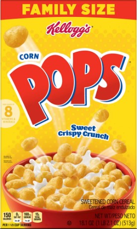 ケロッグ コーンポップス シリアルファミリーサイズ Kellogg 039 s Corn POPS Cereal Family Size