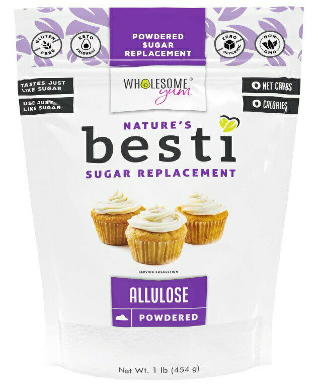 ホールサム ヤム Wholesome Yum ベスティ パウダード アルロース Besti Powdered Allulose スウィートナー Sweetener 16oz