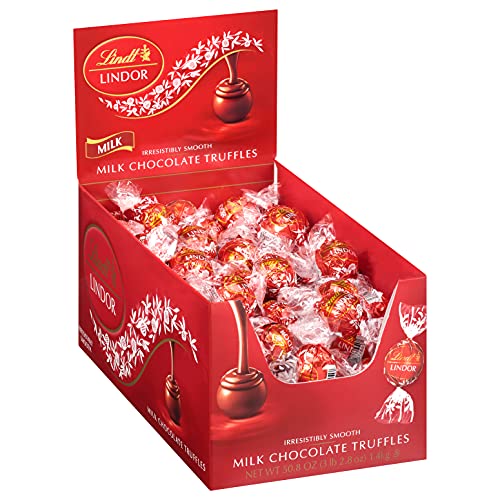 【最大2,000円クーポン5月27日1:59まで】Lindt LINDOR ミルク チョコレート トリュフ　50.8 オンス、120 カウント